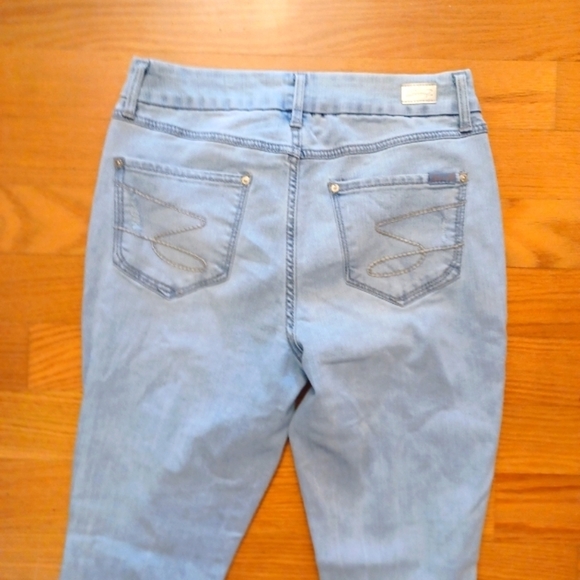 Seven7 Women's High Rise Jeans - Light Blue - Picture 4 of 7